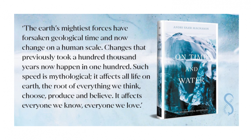 short text from the book On time and water by Andri Snær Magnason